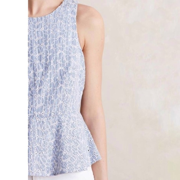 ANTHROPOLOGIE HD in PARIS Pia Peplum Tank - Picture 3 of 8